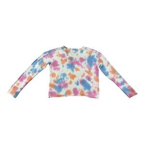 Design History Tie-Dye Sweater - Girls' Size MediumPink/Blue/ Orange Pastel‎
